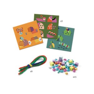 knutselen dieren djeco rijgen chenille kralen DJ08978