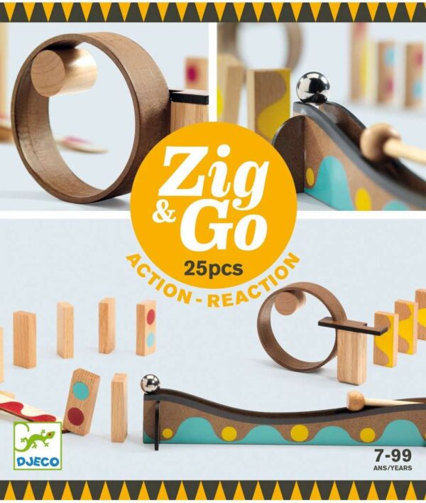 djeco zig go knikkerbaan reactiebaan dring DJ05642