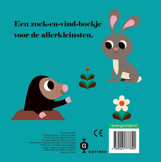 Vos, waar ben je? ingela vilten flapjesboek