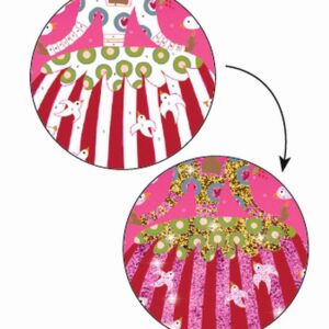 djeco glitterschilderijen jurken met glitters knutselset