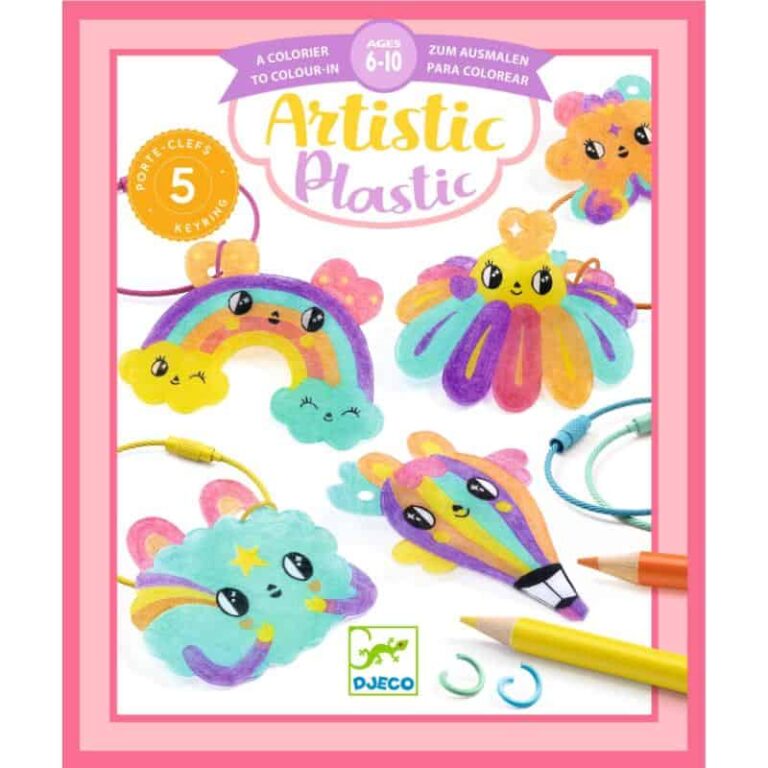 Djeco Artistic Plastic - Kawaii Keyring- Sfinxspellen.nl