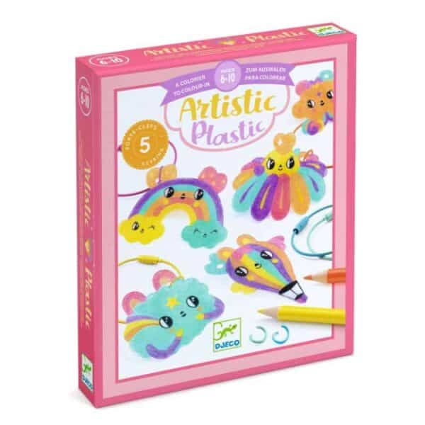 Djeco Artistic Plastic - Kawaii Keyring- Sfinxspellen.nl