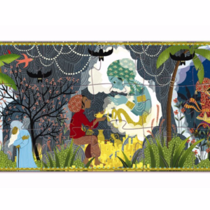 aladin silhouette puzzel 24 stukjes Djeco plaat
