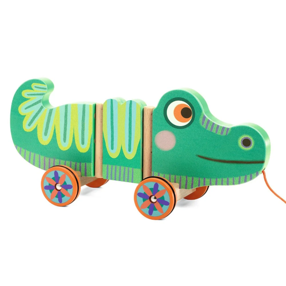 trekfiguur krokodil Edgar djeco