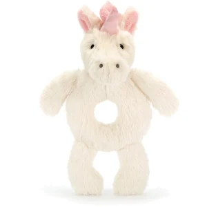 Jellycat bashful unicorn grabber rammelaar baby